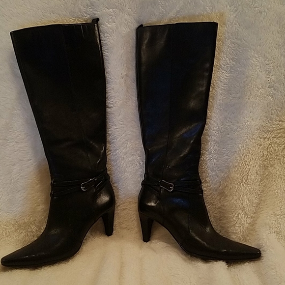 Circa Joan and David ( from Macy's) Shoes - Gorgeous Black leather boots